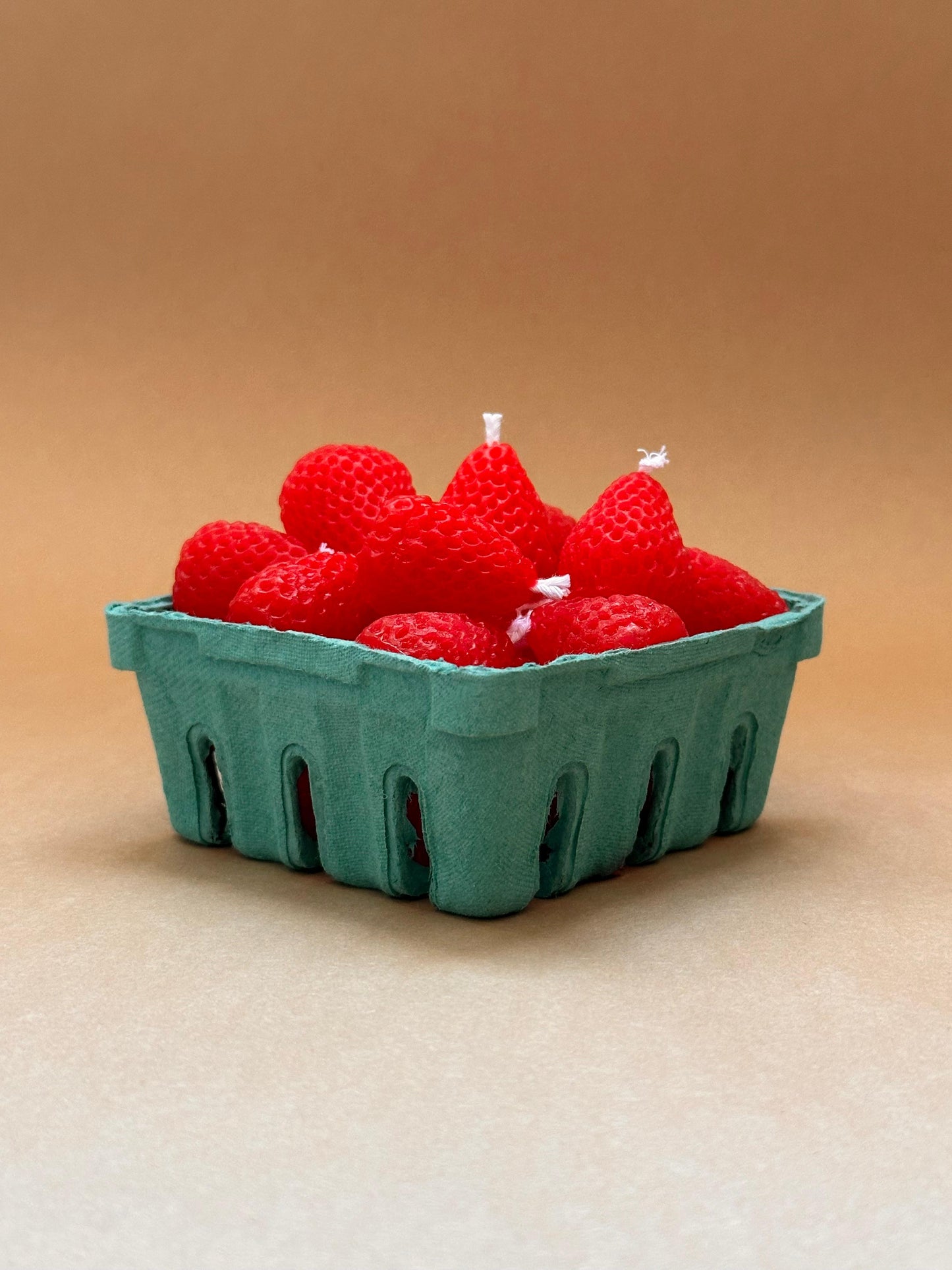 Strawberry Beeswax Candles (10 set)